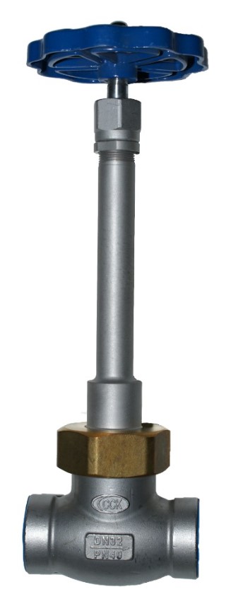 Вентиль проходной с удлиненным штоком CRYOBAK T328DJ15 Вакуумная техника